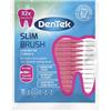 DenTek - Detergente interdentale a spazzola sottile, setole affusolate, non aromatizzate, 32 per confezione, Iso 1 (0,45 mm)