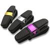 CNYMANY 3 pezzi Doppio Titolari di occhiali da Sole per Visiera Parasole dell'auto, CNYMANY Veicolo Clip per Occhiali per Contenere Gli Occhiali Carte Biglietti - Nero + Argento, Rosa, Oro