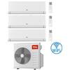 TCL Climatizzatore Condizionatore TCL BreezeIN serie P5 Wifi R32 Trial Split Inverter 9000 + 9000 + 9000 BTU con U.E. MT2730 Classe A++/A+