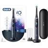 Oral-B io Series 8 Black, Spazzolino Elettrico Smart Ricaricabile con Testina rotante