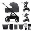 Kinderkraft Trio Passeggino ,Carrozzina,Ovetto e Borsa NEA 2 DEEP GREY