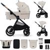 Kinderkraft Trio Passeggino ,Carrozzina,Ovetto e Borsa NEA 2 SOFT BEIGE