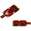KALEA-INFORMATIQUE Adattatore M2 B Key miniPCIe per modulo M.2 NGFF 3G 4G 5G LTE GPS su porta mPCIe, con due slot Nano SIM.