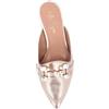 Soffice Sogno Sabot a punta in pelle laminata con tacco 3,5 cm