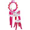 Theo Klein 5328 Salone di Bellezza Barbie con Luce e Suono, RiPiani girevoli e Specchio, con Numerosi Accessori, Giocattolo per Bambini a Partire da 3 Anni