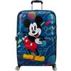 American Tourister Wavebreaker Disney FL - Spinner L, Suitcase, 77 cm, 96 L, multicolore (Mickey Future Pop)