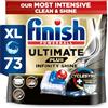 Finish Ultimate Plus Infinity Shine Pastiglie per lavastoviglie sfuse |profumo: fresco | 73 pastiglie per lavastoviglie | per una pulizia eccellente e lucentezza a diamante