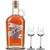 Distilleria Marzadro Zirmol Liquore Di Cirmolo In Grappa 70 cl Con Due Bicchieri