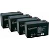 Quality Batteries Batteria di ricambio per il sistema UPS Eaton Powerware 5130 1250VA, 1750VA XL2U