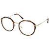 Crullé Occhiale anti luce blu Crullé TR1616 C3 | Occhiali per Computer | Prova Online | Metallo | Tondi | Marrone, Havana | Adrialenti