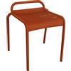 Fermob - Sgabello Luxembourg - Arancione - alluminio verniciato - Designer Frédéric Sofia