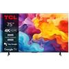 Tcl Tv 75P61B P61 SERIES Smart TV UHD Titanio