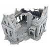 QP3D Wargames QP3D - Parco giochi di guerra - Casa in pietra dalla rovina - Paesaggio per giochi da tavolo in miniatura 28-32 mm - Edificio medievale europeo 16-20 ° secolo per modellare