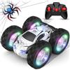 Buoeuik Macchina Telecomandata per Bambini, 4x4 Macchina Radiocomandata Monster Truck Spider Giocattolo 360° Rotazione Ricaricabile con Luce Auto RC Drift Car Giochi Regalo Bambino 3 4 5 6 7 8 9 Anni Maschio