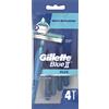 Gillette blue ii usa&getta plus 4 pezzi