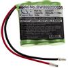 vhbw Batteria per diversi dispositivi (300mAh, 3,6V, NiMH) 3x celle tipo 2/3 AAA, 2/3 Micro