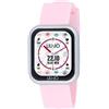 Liu Jo Orologio Donna Smartwatch Voice Mini Silver Cinturino Rosa