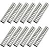 KZNKZN 12 stampi in acciaio inox a forma di grande vite per cornetti, cannoli, coni antiaderenti in corno di crema, stampo per crema da forno, stampi per pasticceria per Natale, anniversario, pasticceria