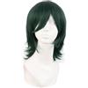 MapofBeauty 14 Pollic/35 cm Corto Cosplay Costume Anime Parrucche Wolf Tail Sintetico Capelli Party Parrucche (Pine Verde)