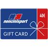NENCINI SPORT GIFT CARD 40€
