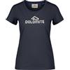 DOLOMITE TEE W'S STURCHIAENTA WOOD BLUE T-Shirt Trekking Donna