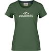 DOLOMITE TEE W'S STURCHIAENTA MINERAL GREEN T-Shirt Trekking Donna