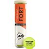 DUNLOP TENNIS BALLS FORT CLAY COURT 4 PET Palline
