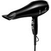 ALISEO Air - Asciugacapelli professionale da 1800 W, con 3 livelli di temperatura e 2 ventole, pulsante aria fredda, protezione da surriscaldamento, 220-240 V, cavo da 180 cm, colore: Nero