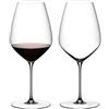 RIEDEL Veloce Calice Vino Rosso Syrah Shiraz Set 2 Pezzi 720ml Cristallo
