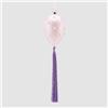 EDG Enzo De Gasperi Decorazione di Pasqua Uovo con Perle e Nappa 11x8cm Lilla Vetro