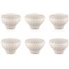 GUZZINI Tiffany Ciotola Coppetta Bianco Set 6 Pezzi 12cm