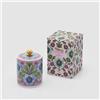 EDG Enzo De Gasperi Candela Profumata Ming 10x7cm Lilla in Ceramica Fico e Gardenia