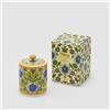 EDG Enzo De Gasperi Candela Profumata Ming 10x7cm Giallo in Ceramica Zenzero e Calda Vaniglia