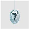 EDG Enzo De Gasperi Decorazione di Pasqua Uovo Mirror 6x4cm Azzurro