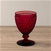 VILLEROY & BOCH Boston Coloured 4 Pezzi Bicchiere Calice Vino Rosso Red 8,8cm Cristallo