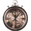 BRANDANI Orologio da Parete Cipollotto Ingranaggi a Vista 40x50cm Metallo