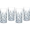 NACHTMANN Noblesse Bicchiere Alto Longdrink Set 4 Pezzi 395ml Cristallo