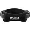 DiviDermy 1 Pezzi Tutore Ginocchio Rotula,Adatto a Corsa, Tennis, Jogging, Basket, Noire