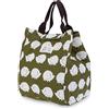 Mingjun Borsa termica impermeabile porta-pranzo con elegante esterno in tela, Hedgehog