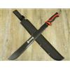 albainox KNIFE COLTELLO 62 CM SAVAGE MANICO GOMMA ABS caccia pesca SURVIVAL fodero NYLON