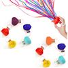 WEIKAXIMU 10 Pezzi Stelle Filanti da Lancio a Mano Streamer per Feste Cannone a Coriandoli Sicuro ed Eco-Sorpresa per Feste di Compleanno, Matrimoni, Natale e San Valentino (A)