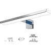 kalb Material für Möbel kalb | Aurinko LED Lampada da bagno Lampada da bagno Specchio Lampada Specchio Lampada cromata 230V 800 mm - bianco caldo
