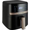 Russell Hobbs Friggitrice ad Aria 4,3L, Rapida, (Case Piccole, 9 Programmi) Satisfry (Lavastoviglie ok, 200℃, senza Olio, Touchscreen, Mantenere caldo, Arrostire, Panificare, Grigliare) 27610-56