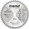 Trend Wood Blade per Sega Circolare Senza Filo, Diametro 165mm, Foro 20mm, 48 Denti, 1.5mm Spessore, Gancio +10°, TCT, Finitura Fine, CSB/16548T