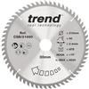 Trend Lama sega circolare legno 216mm 60T TCT 30mm, 2,4mm kerf +15°