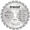 Trend Lama sega circolare legno 162mm 20mm foro 24 denti TCT