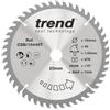 Trend Wood Blade per Sega Circolare Senza Filo, Diametro 184mm, Foro 20mm, 48 Denti, 1.65mm Spessore, Gancio +18°, TCT, Finitura Fine, CSB/18448T