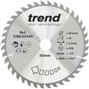 Trend Lama sega circolare legno 254mm 40T TCT 30mm foro 2,4mm