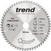 Trend Lama TCT 254mm 60 denti 30mm foro, +10° e 2,4mm finitura fine