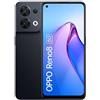OPPO Reno8 5G - Telefono cellulare libero, 8 GB+256 GB, fotocamera 50+8+2+32 MP, smartphone Android, batteria 4500 mAh, ricarica rapida 80 W, Dual Nano SIM - Nero